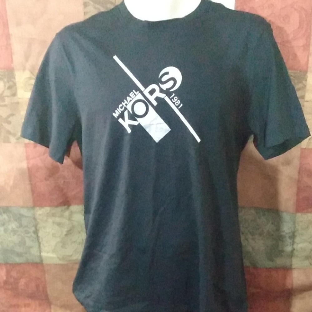 Black Short Sleeve Tee Brand Is Michael Kors
